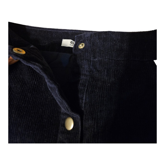 Glamorous Size 6 Pink, Blue Snap Up Mini Skirt - Picture 3 of 7